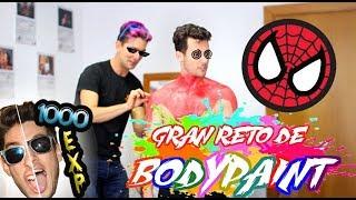 Nos RETAMOS en una sesion de BODYPAINT | ¿Quien pinta mejor, IÑAKI o NANDER?!