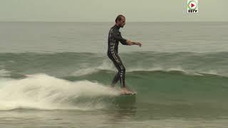 SURFING LAGA  | ‍️ Longboard Laga Ibarrangelu - BILBAO SURF TV