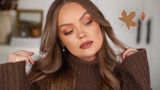 EASY EVERYDAY FALL COZY MAKEUP TUTORIAL  Hacks, Tips & Tricks for Beginners!