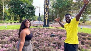 KNUST Campus Tour with this Pretty Lady was Memorable