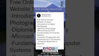 Free Online Courses Website 14 alison I BK engineering