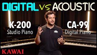 Kawai CA-99 Digital Piano VS K-200 Acoustic Piano | Digital VS Acoustic