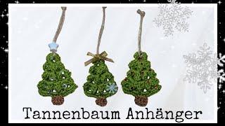 Tannenbaum Anhänger häkeln