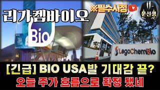 리가켐바이오 주가전망-[긴급]  Bio USA 2025 기대감 끝? 재료 소멸? 지금부터 주가 "이렇게" 흘러가면 당장 00 하세요 #리가켐바이오 #문선생