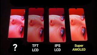 TFT LCD Vs IPS LCD Vs Super AMOLED Display Test