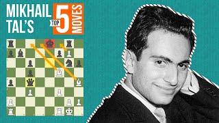 Mikhail Tal's Top 5 Most Brilliant Moves!