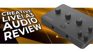 Creative LIVE A3 Audio Interface Review