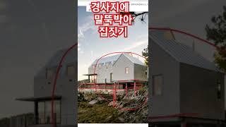 경사지를 이용해서 집을 지으세요 #건축가이현욱 #인테리어 #건축 #모던하우스