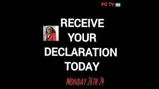 RECEIVE YOUR DECLARATION TODAY 26TH AUGUST 2024 WITH JOSEE IRUMVA