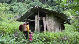 Single mother brings baby Nelly to live in abandoned dilapidated house