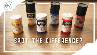Liquitex Acrylic Gouache  v. Golden SoFlat Matte Acrylic - What's the difference?