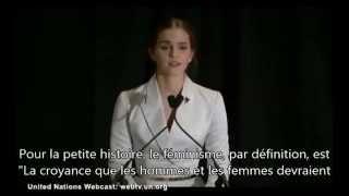 [VOSTFR] Emma Watson : discours pour #HeForShe - ONU (20/09/2014)