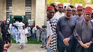 Sen Victor Umeh, Tony Nwoye,  Peter Obi & Others Storm Nnewi Bid Farewell To Late Ifeanyi Ubah