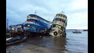 Colisão de barcos próximo a Parintins e Nhamundá assusta passageiros