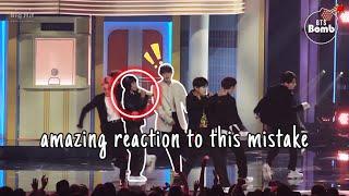 Did anyone notice what Jin did here? | Jin's fast, natural reaction