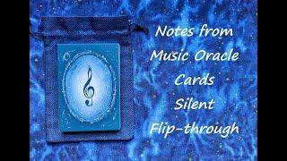 Notes From Music Oracle Cards - Silent Flip-through