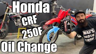 Honda CRF 250 F Oil Change & Basic Service Step-By-Step How To Guide