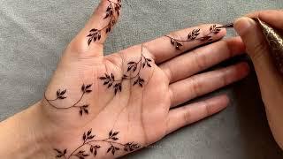 Aesthetic mehndi design fronthand | easy fronthand mehndi | simple mehndi | mehandi