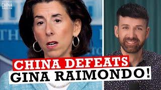 China has defeated "Sanction Witch of the West" Gina Raimondo!