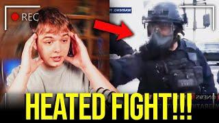 MAGA Cop Realizes He's CAUGHT ON CAM doing THIS!