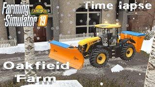 Farming Simulator 19 | Oakfield  Seasons | Time lapse | snow plowing the most important place