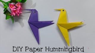 DIY Hummingbird Origami l Easy Paper Bird l Paper Craft