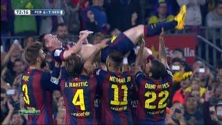 Barcelona - Sevilla. La Liga 2014/15... Messiii