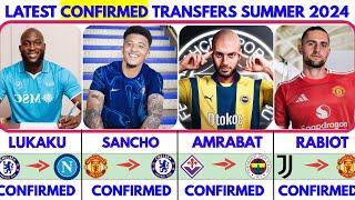 LATEST CONFIRMED TRANSFER NEWS SUMMER 2024 SANCHO TO CHELSEA️ AMRABAT TO FERNABAHCE️ RABIOT UNIT