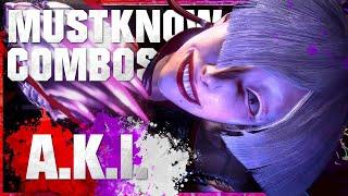 Must Know Aki Combos for Street Fighter 6