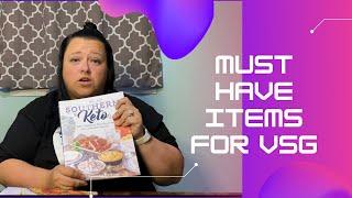 Must have items for your VSG journey! #VSG #weightloss #gastricsleeve