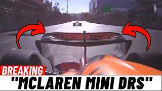 Is McLaren Cheating or Innovating with Their New Mini DRS - F1 NEWS