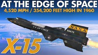 X-15 Hypersonic Aircraft. Flying At 4,520 mph, And 354,200 feet High In A Rocket Plane