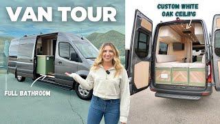 Tour This Cozy Sprinter Van with Bathroom & TV Setup