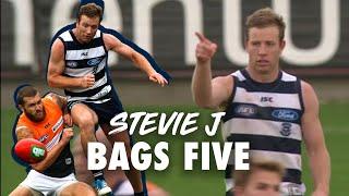 Stevie J Bags Five Cheeky Snags | Round 10 2012