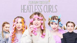 Trying 5 Heatless Hair Curling & Waving Methods !! *which is best?!*