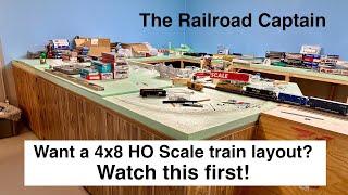 Ready to build a 4x8 HO Scale Model Train Layout? Don’t!