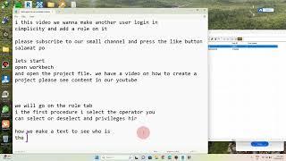 GE CIMPLICITY CREATE NEW USER ACCOUNT AND ROLES