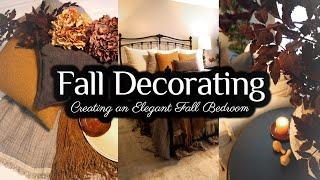 Fall Decorating - Create an Elegant Look for Fall || Decorate our Master Bedroom for Fall with Us