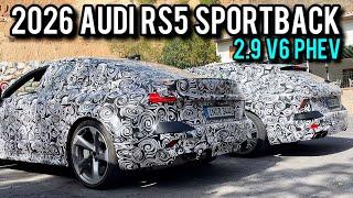 SPIED 2026 AUDI RS5 SPORTBACK! (*V6 PHEV +500CV*)