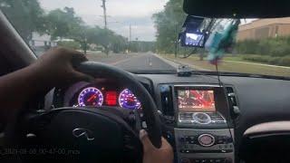 POV Hard Driving 2008 Infiniti G35 RWD Part 2