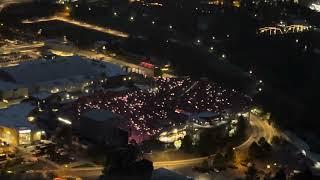 Pearl Jam in Missoula - Mount Sentinel view