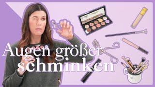 Augen größer schminken - Super einfach und schnell!