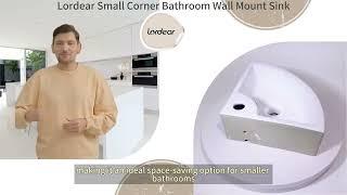 Small Corner Bathroom Sink Wall Mount - Stylish Design, High Quality Material