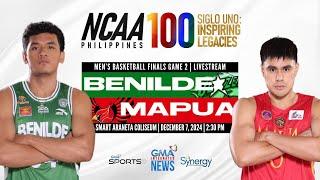 Mapúa vs Benilde (Men’s Basketball Finals) | NCAA Season 100 - Replay