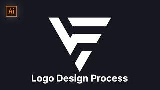 How to Make Modern Logo in Illustrator | #logodesignprocess  | SoftAsia Tech