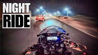 R15 V3 Full Throttle Night Ride  | GoPro Hero 10 4K 30 FPS | Cinematic video #r15v3 #nightride