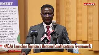 NAQAA Launches Gambia’s National Qualifications Framework T