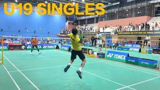 ABHINAV GARG V/S GINPAUL ALL INDIA JUNIOR RANKING BADMINTON TOURNAMENT 2024 U19 SINGLES