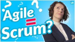 Are Agile and Scrum the same thing? #scrum #agile #scrummaster
