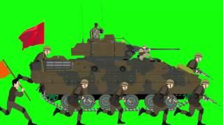 GreenScreen Footage Free Download Video - green screen soldiers and tanks Footage Project